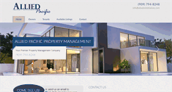 Desktop Screenshot of alliedrentshomes.com